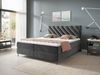 Boxspringbett 'Enzo' Grau 140x200 cm Bild 2