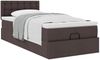 vidaXL Ottoman-Bett mit Matratze Dunkelbraun 90x190 cm Stoff 3311590 Bild 5