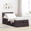 vidaXL Ottoman-Bett mit Matratze Dunkelbraun 90x190 cm Stoff 3311590 Bild 3