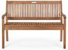 Gartenbank Minoe aus Akazienholz, 2-Sitzer, geöltes Naturholz, modernes Outdoor-Design Bild 4