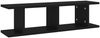 vidaXL Wandregale 2 Stk. Schwarz 75x18x20 cm Holzwerkstoff 807188 Bild 4