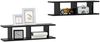 vidaXL Wandregale 2 Stk. Schwarz 75x18x20 cm Holzwerkstoff 807188 Bild 3