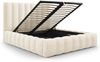 Micadoni Bett Kelp Samt Bluvel Helles Beige 160x200 Bild 4