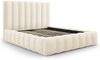 Micadoni Bett Kelp Samt Bluvel Helles Beige 160x200 Bild 2