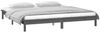 Massivholzbett mit LEDs Grau 120x190 cm 4FT Small Double [820643] Bild 5