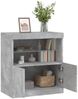 vidaXL Sideboard mit LED-Leuchten Betongrau 60x37x67 cm 836654 Bild 5