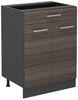 Küchenunterschrank R-Line Edelgrau 60 cm mit Schublade, ohne Arbeitsplatte Vicco Bild 5