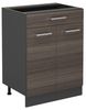 Küchenunterschrank R-Line Edelgrau 60 cm mit Schublade, ohne Arbeitsplatte Vicco Bild 4