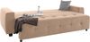 COLLECTION AB Schlafsofa Bella, B: 241 cm, Liegefl. 142x194 cm, Bettfunktion, Bettkasten & 2 Zierkissen, Federkern Bild 3