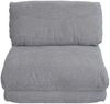 Schlafsessel HWC-E68, Schlafsofa Funktionssessel Klappsessel Relaxsessel, Stoff/Textil ~ hellgrau Bild 5
