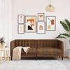 vidaXL 2-Sitzer Sofa Braun Kunstleder Wildleder-Optik 372612 Bild 3