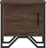 vidaXL Nachttische 2 Stk. Braun Eichen-Optik 40x30x40 cm Holzwerkstoff 848523 Bild 5