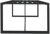 vidaXL Garten-Esstisch Anthrazit 120x60x66 cm Aluminium 318312 Bild 4