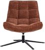 Drehsessel Maudi - Chenille-Stoff Braun Bild 3