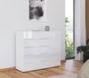 rauch Kommode Flipp, 1-türig, 5 Schubladen, Soft-Close-Funktion, Oberboden und Front Glas Bild 5