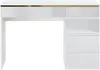 Vente-unique - VUKIA Büromöbel Holz, Platte Weiß - B 55 cm x H 79,1 cm x L 119 cm Bild 3