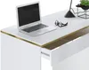 Vente-unique - VUKIA Büromöbel Holz, Platte Weiß - B 55 cm x H 79,1 cm x L 119 cm Bild 5