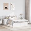 vidaXL Massivholzbett mit Kopfteil Weiß 140x190 cm Kiefer 3307096 Bild 3