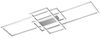 LED Deckenleuchte, dimmbar, Alu gebürstet, L 104 cm Bild 1