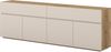 OTTO home Sideboard Criss, Breite 200 cm moderne grifflose Kommode 4Türen/4SK, Schubladenkommode mit viel Stauraum, vielseitig einsetzbar Bild 2