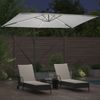 vidaXL Sonnenschirm Sand 294 x 200 x 270 cm Polyester und Aluminium 42003391 Bild 4