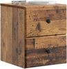 vidaXL Wandmontierter Nachttisch Altholz 34,5 x 33 x 40 cm 899161 Bild 2