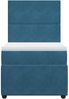 vidaXL Boxspringbett mit Matratze Dunkelblau 90x190 cm Samt 3292212 Bild 4