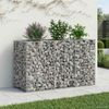 vidaXL Gabionen Hochbeet Silber 42033328 Bild 5