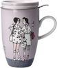 Goebel Teetasse mit Deckel und Sieb Barbara Freundlieb - Ziemlich beste Freundinnen, Becher, Fine Bone China, Bunt, 450 ml, 27001241 Bild 2