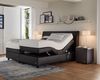 Mercata Boxspringbett grau Kunstleder 219cm x 186cm x 112cm Bild 2