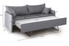 Dmora 3-Sitzer Schlafsofa Avellana, Schlafsofa fürs Wohnzimmer, gepolstert, abnehmbar, 100 % Made in Italy-Qualität, 205x86 h80 cm, Grau Bild 3