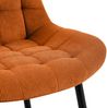 Esszimmerstuhl HASAN - Cord Orange 52x58x83 cm | Essstühle Esszimmerstühle Küchenstühle Wohnzimmerstühle Bild 3