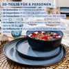 SÄNGER Steingut Geschirrset Aruba, Kombiservice 30 teilig für 6 Personen Bild 2