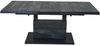 Talina Lift-Ausziehtisch 140/180cm x 90cm, wood-grey Gestell aus Aluminium in matt anthrazit, Tischplatte aus Keramik in wood grey Bild 4