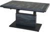 Talina Lift-Ausziehtisch 140/180cm x 90cm, wood-grey Gestell aus Aluminium in matt anthrazit, Tischplatte aus Keramik in wood grey Bild 5