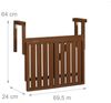 Relaxdays Klappbarer Balkontisch aus Holz Bild 4