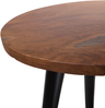 Beistelltisch Teakholz dunkelbraun ⌀ 45 cm DETAH Bild 4
