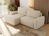 L-förmiges Ecksofa mit Armlehnen, Schlaffunktion und losen Kissen - BELLUNO - links - Beige Boucle Bild 3