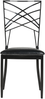 Esszimmerstuhl 2er Set GIRARD Metall Schwarz Bild 4