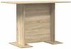 vidaXL Esstisch Sonoma-Eiche 110 x 60 x 75 cm Holzwerkstoff 863162 Bild 2