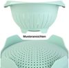 Engelland Nudelsieb Abtropfsieb, Seiher, Kunststoff, (Vorteils-Set, 2-St, Ø 24,5 cm), spülmaschinengeeignet, BPA-frei, lebensmittelecht Bild 3