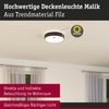 Paulmann 79986 LED Deckenleuchte Malika 3-Step-Dim 2700K 2300lm Filz anthrazit Bild 2
