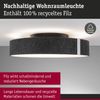 Paulmann 79986 LED Deckenleuchte Malika 3-Step-Dim 2700K 2300lm Filz anthrazit Bild 3