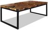 Couchtisch, Sofatisch Teak Harz 110x60x40 cm Bild 2