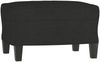 vidaXL Sessel mit Hocker Schwarz 60 cm Stoff 3201147 Bild 5