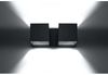Wandleuchte, Grau, ALU, 2-flammig, UP DOWN, H 26 cm Bild 4