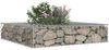 vidaXL Gabionen Hochbeet Silber 42033316 Bild 4