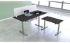 Kerkmann Schreibtisch Sitz-Stehtisch MOVE 1 silber 120x80x74-123cm elektr. höhenverstellbar anthrazit Bild 2