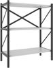 VCM Standregal Insasi 918397 Weiß H. 85 x B. 66 x T. 34 cm Bild 2