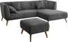 INOSIGN Ecksofa Colori L-Form, Holzfußfarbe wählbar, inkl. 4x Zierkissen Bild 4